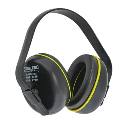 PROTECTOR AUDITIVO TIPO COPA MARCA STEELPRO REFERENCIA SAMURAI 23 DB Y ES DIELECTRICO